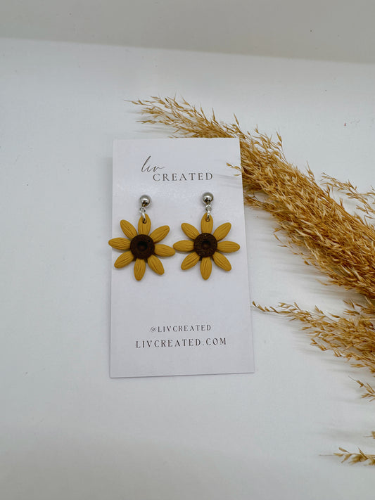 Sunflowers | Handmade Polymer Clay Earrings